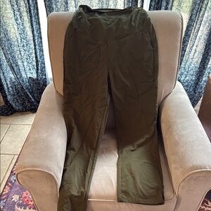 Olive Green Mandala Maternity Scrub Pants